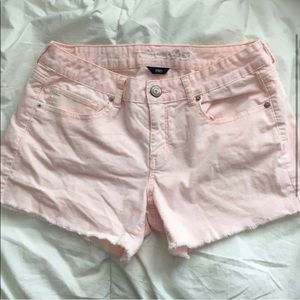 American Eagle Light Pink Stretch Shorts